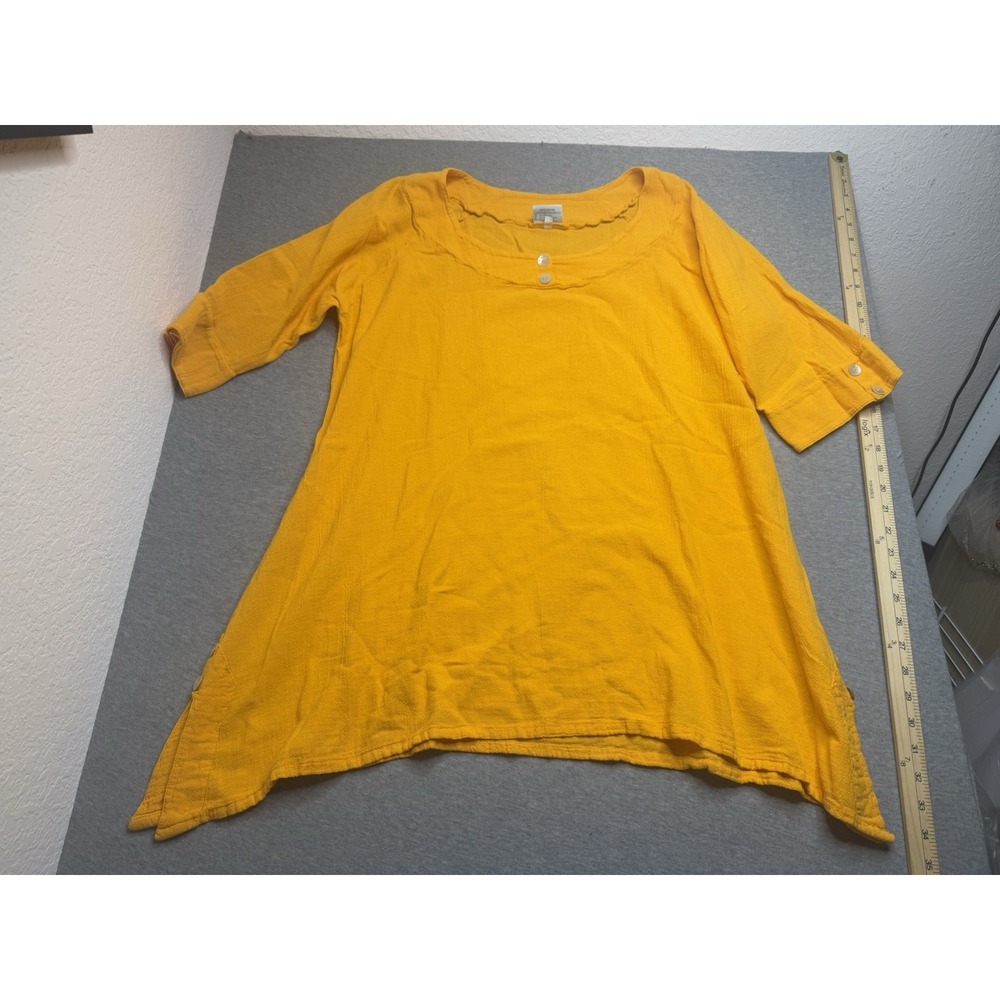 Oh My Gauze Oversize Lagenlook Boho Gauze 1 minimalist Yellow